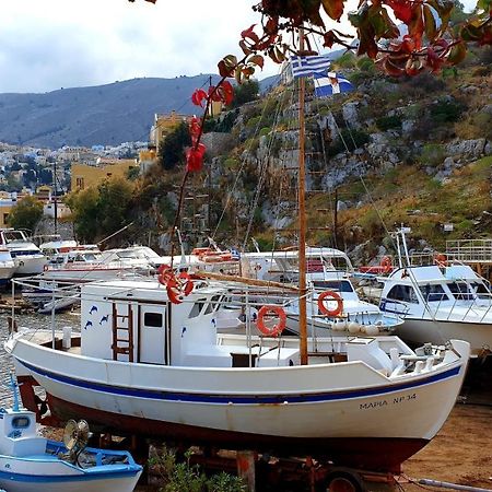 Traditional Seafront Apartment Symi Exterior photo